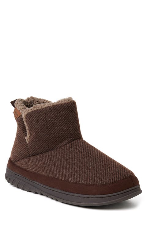 James Twill Boot Slippers (Men)