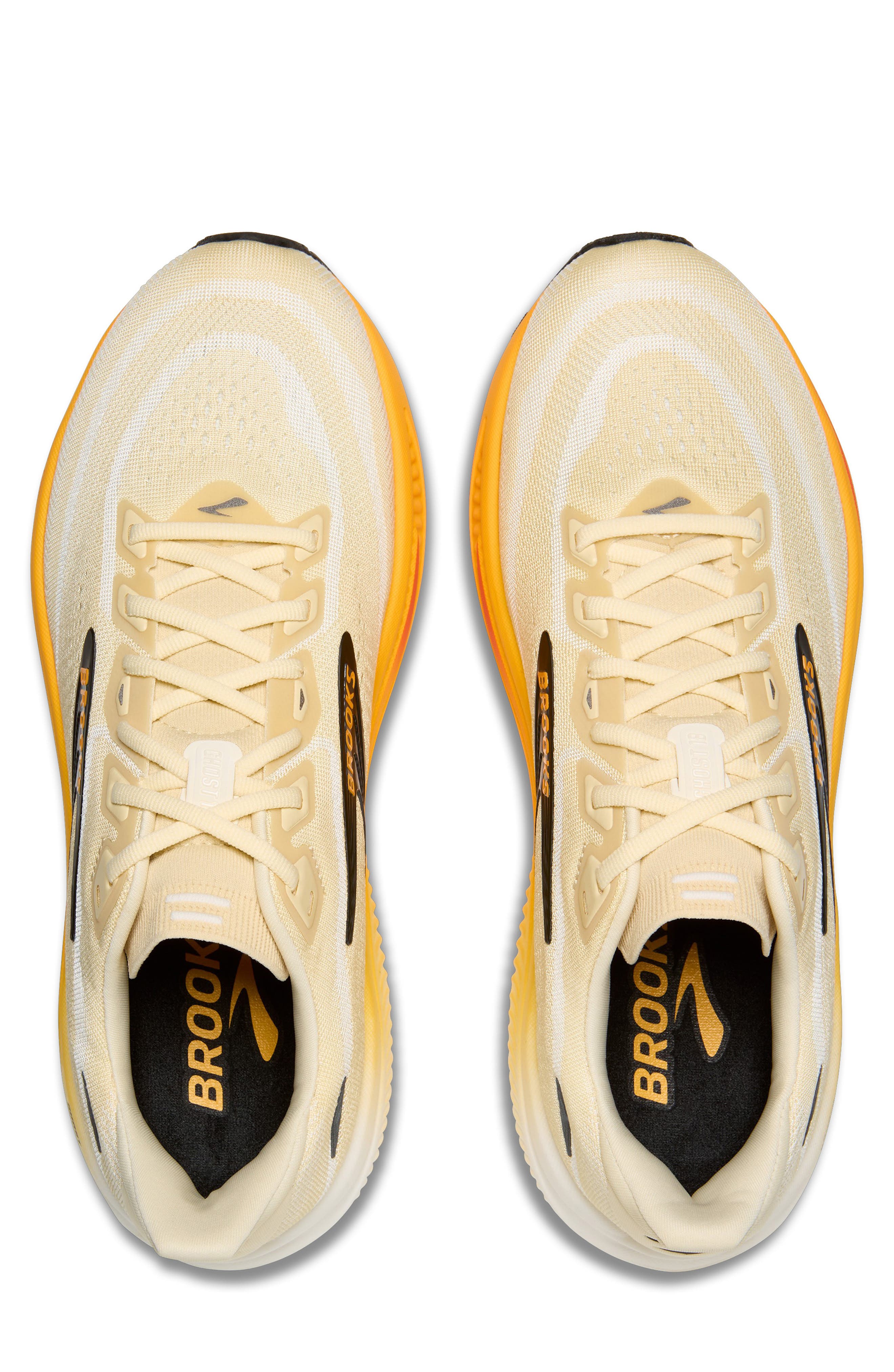 Ghost 18 Running Shoe, Alternate, color, RUTABAGA/ TIGERLILY/ ORANGE