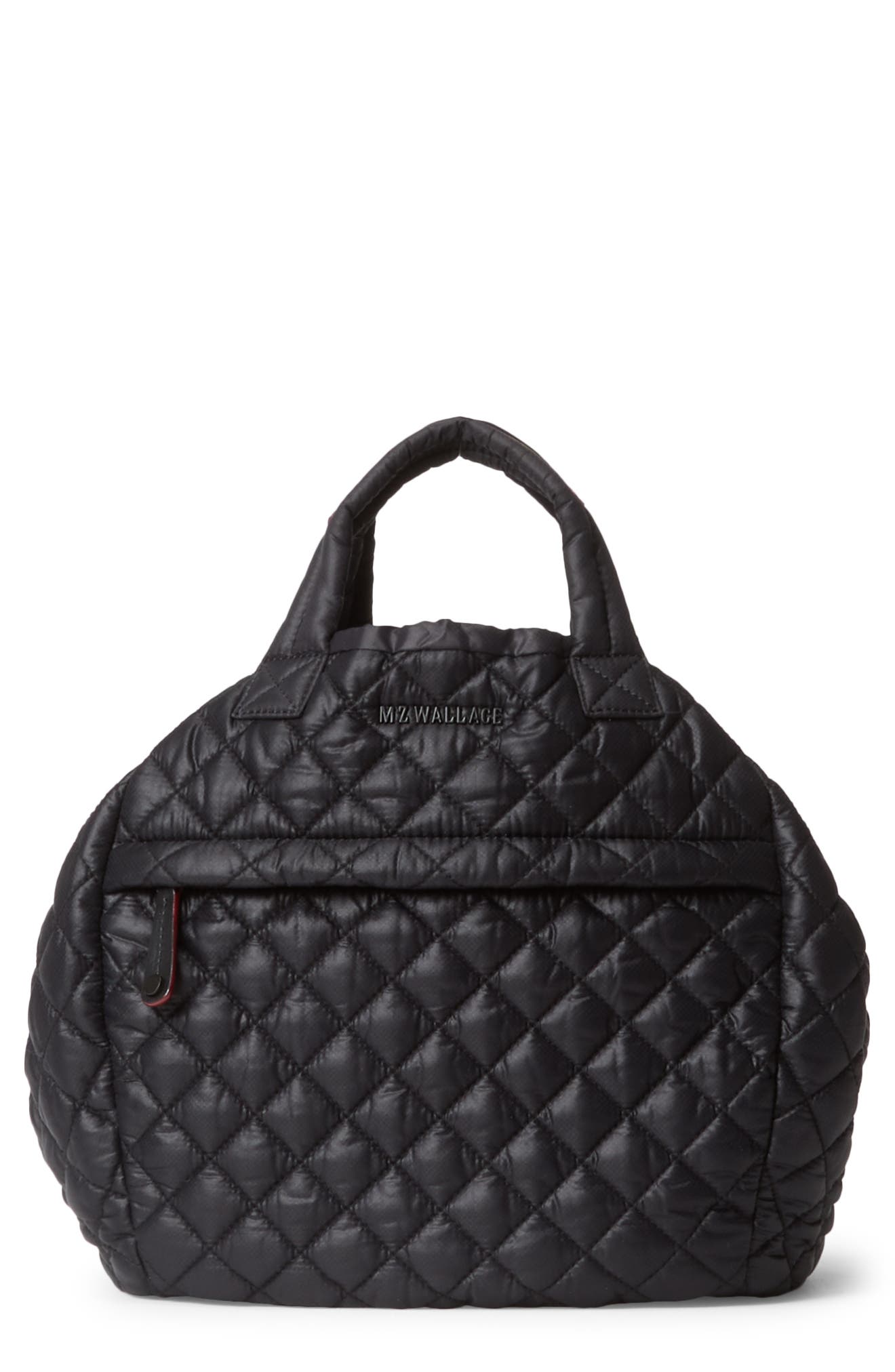 MZ Wallace Metro Water Resistant Nylon Drawstring Bucket Bag, Main, color, 