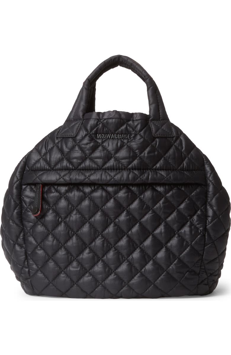 MZ Wallace Metro Water Resistant Nylon Drawstring Bucket Bag, Main, color,