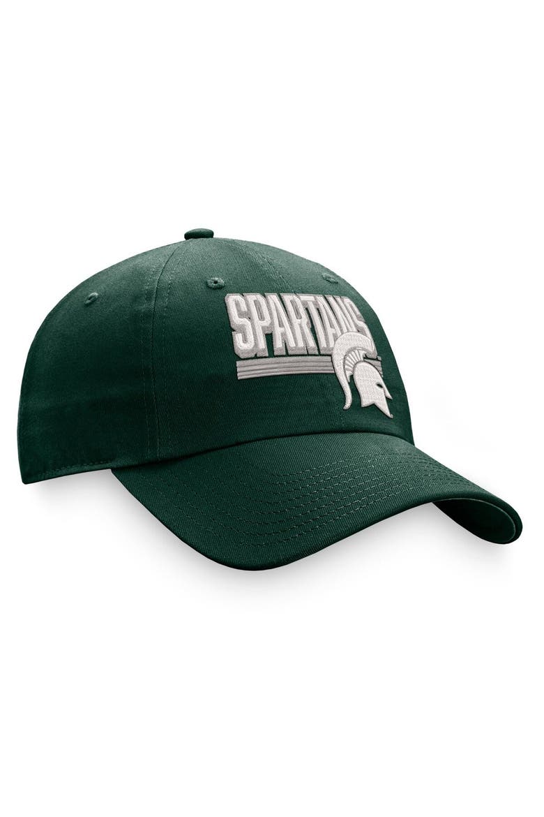 Men's Top of the World Green Michigan State Spartans Slice Adjustable Hat, Alternate, color, Green