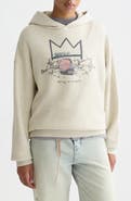 Scotch & Soda x Basquiat Embroidered Cotton Graphic Hoodie