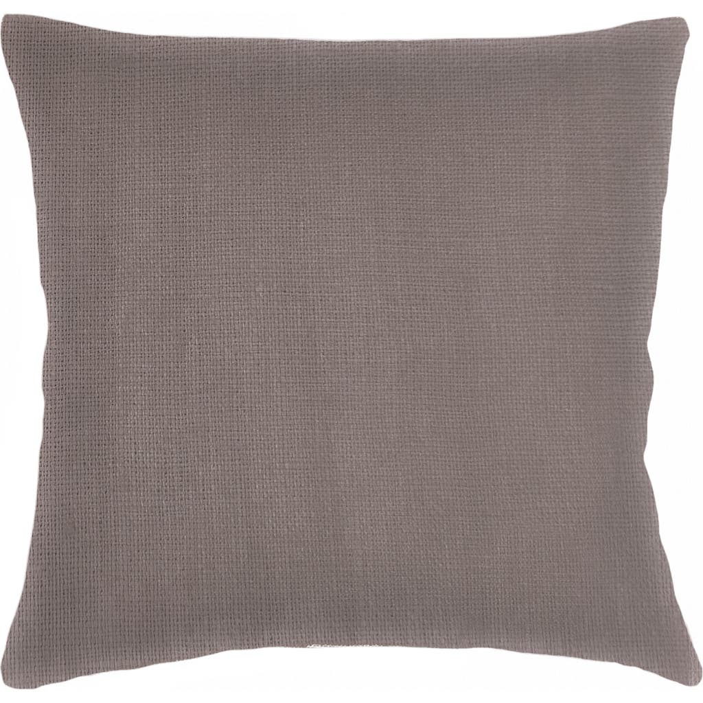 Anaya So Soft Linen Euro Pillow With Down Alternative Insert In Taupe