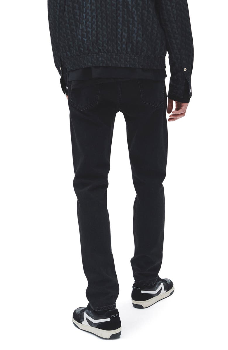 rag & bone Fit 2 Authentic Stretch Slim Fit Jeans, Alternate, color, Washed Black