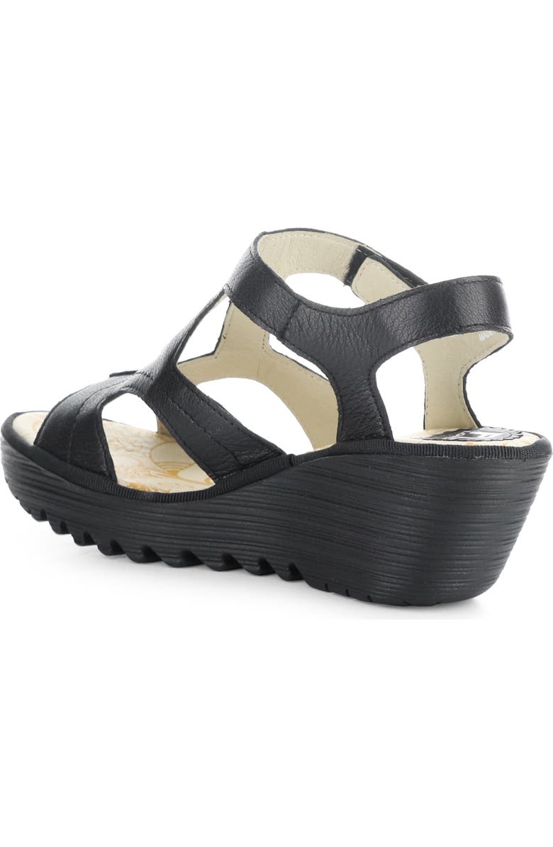 Fly London Yotu Platform Wedge Sandal, Alternate, color,