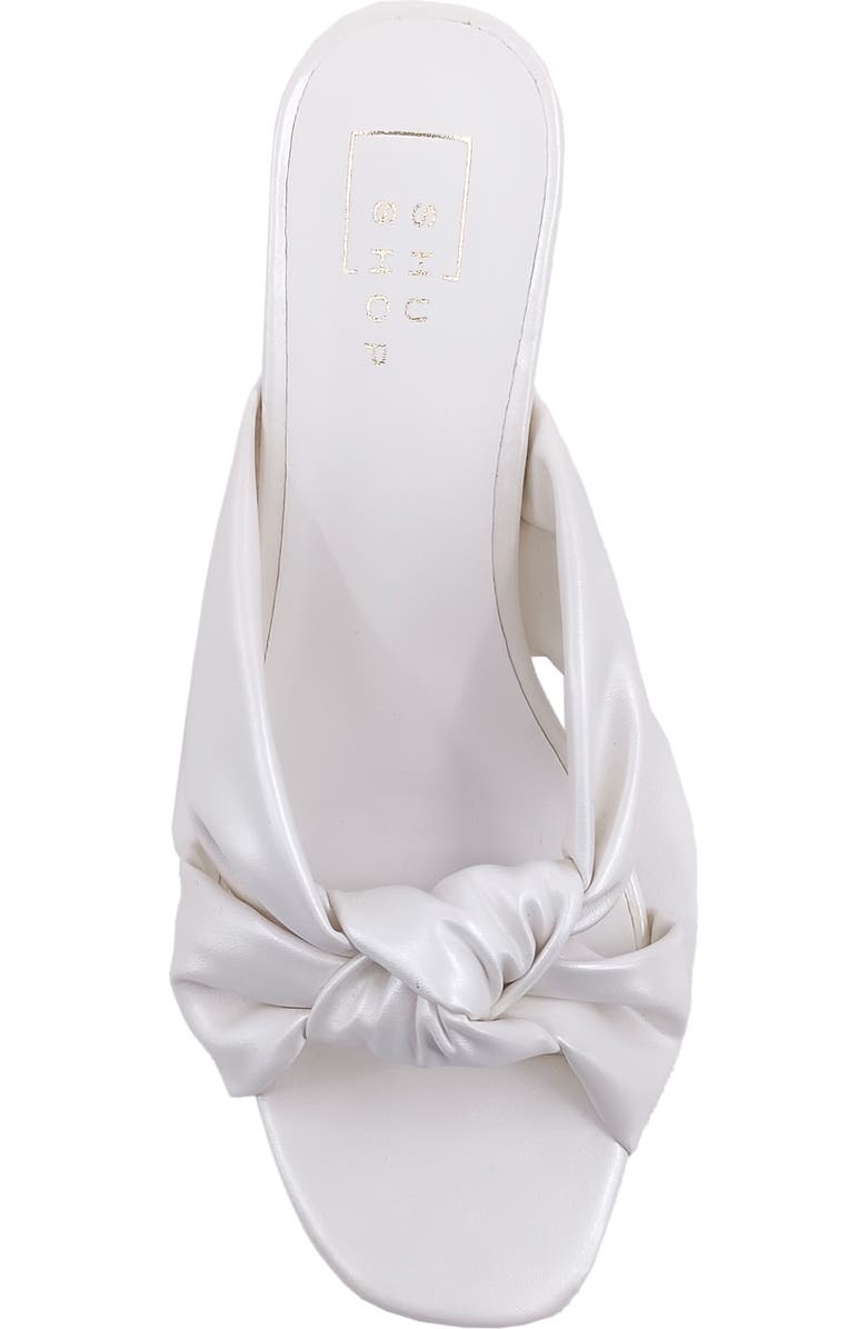 SHUSHOP Gerri Knot Sandal, Alternate, color, Pearl