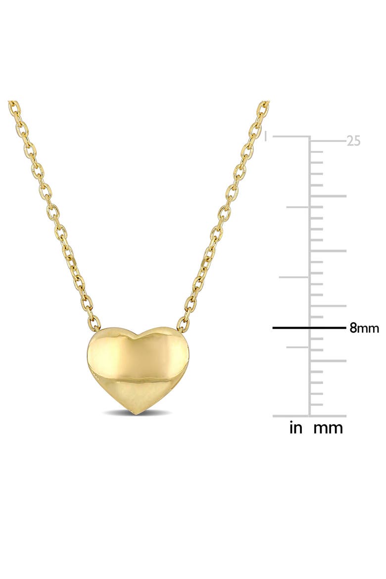 Heart Pendant Necklace, Alternate, color, GOLD