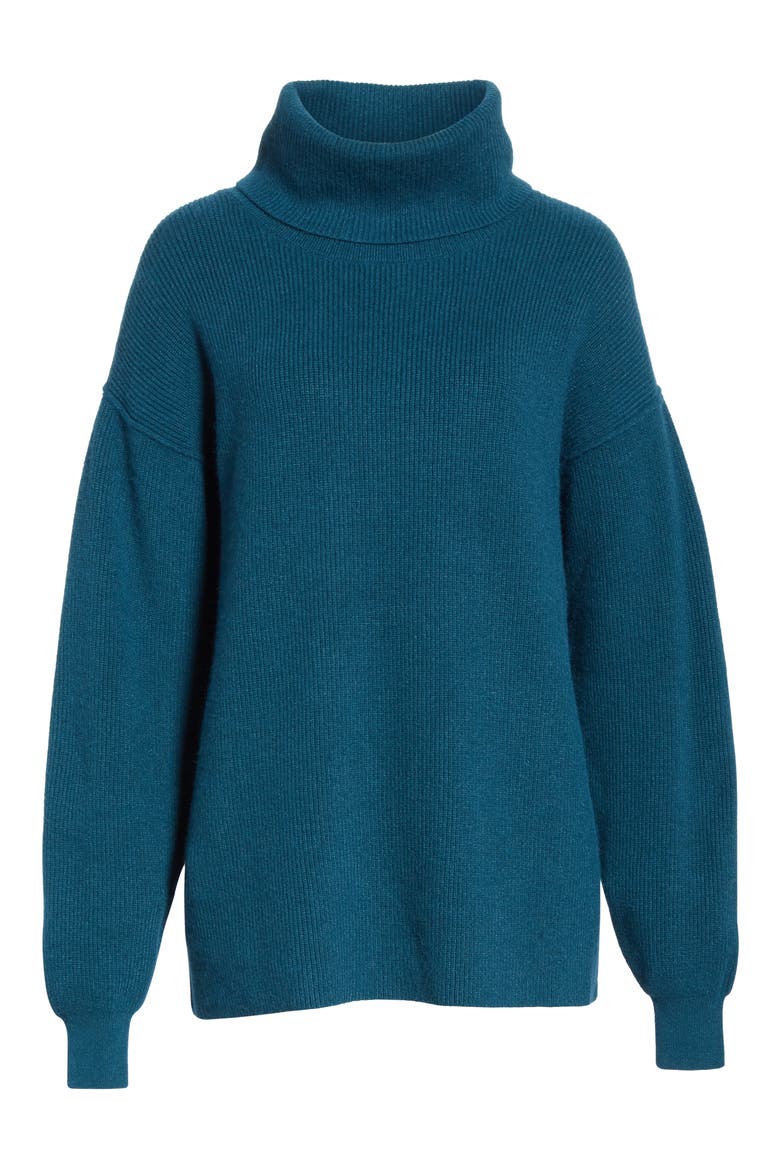 Softly Structured Knit Tunic, Alternate, color, DEEP JADE