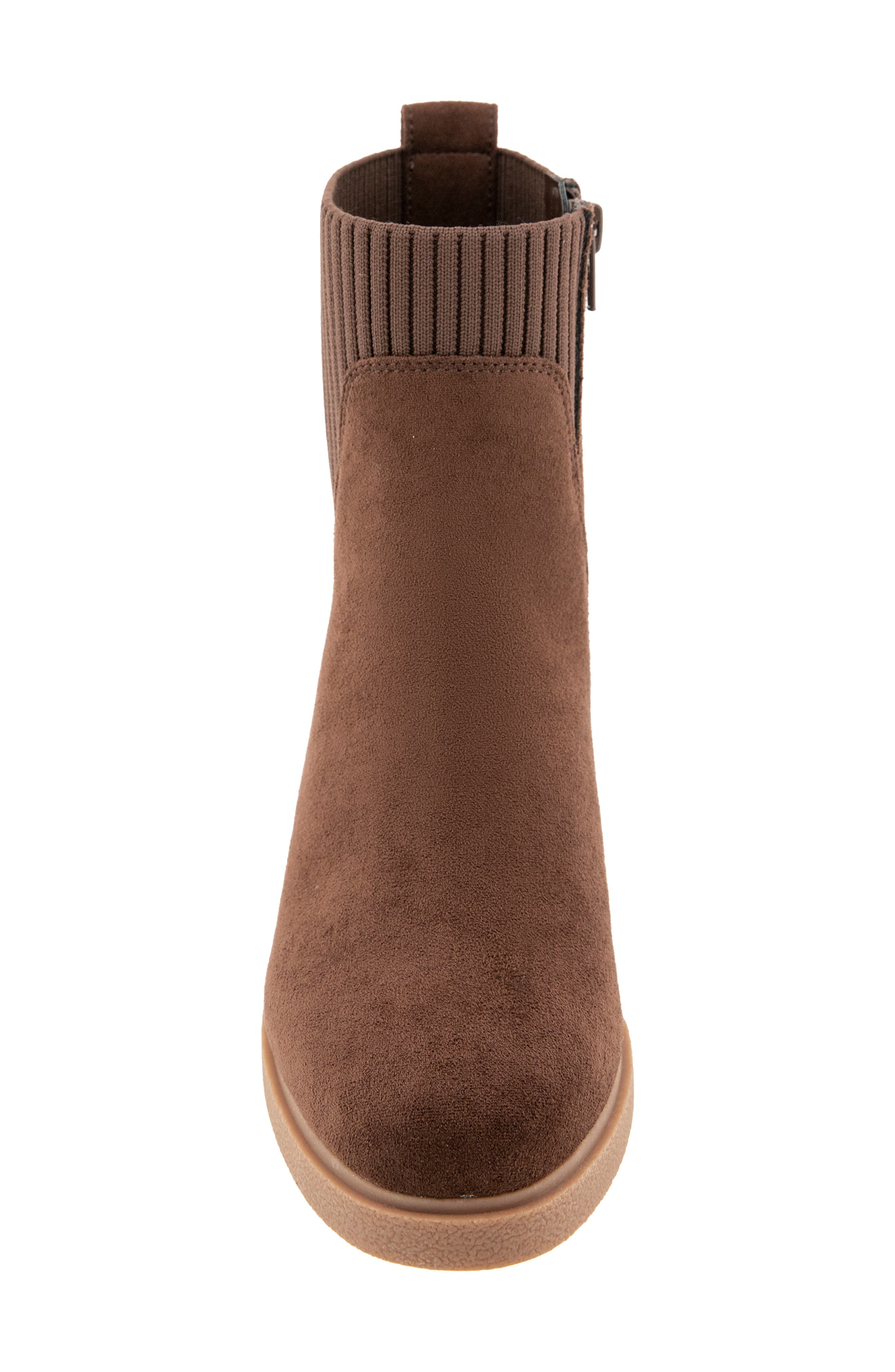 Nina Wedge Bootie, Alternate, color, CHOCOLATE