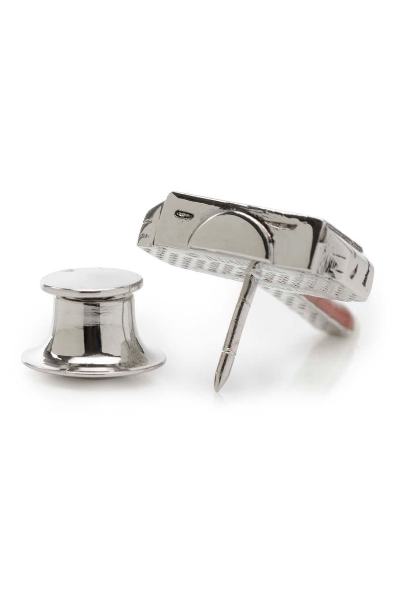 3D Thor Hammer Lapel Pin, Alternate, color, SILVER