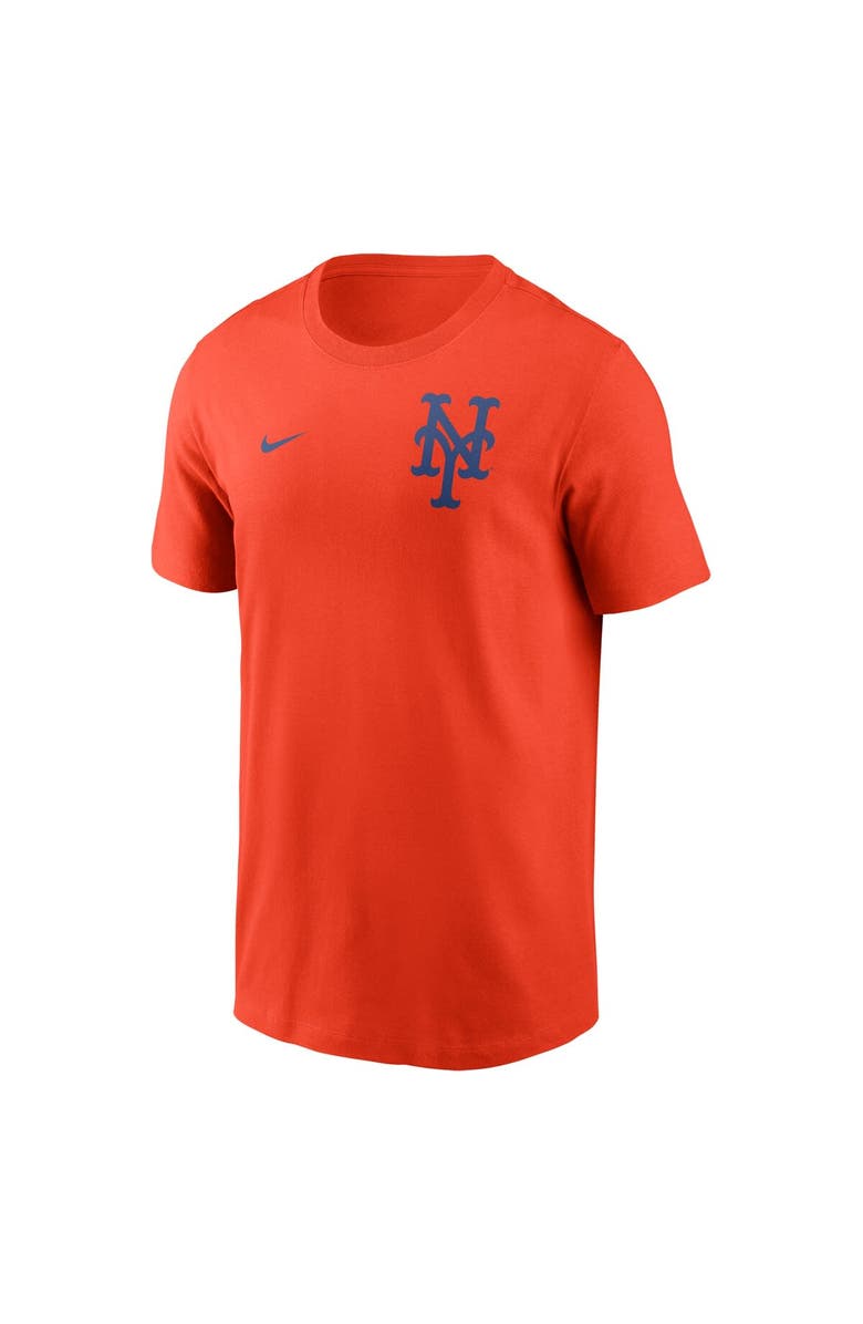 Nike Men's Nike Orange New York Mets 2-Hit T-Shirt, Alternate, color, Orange
