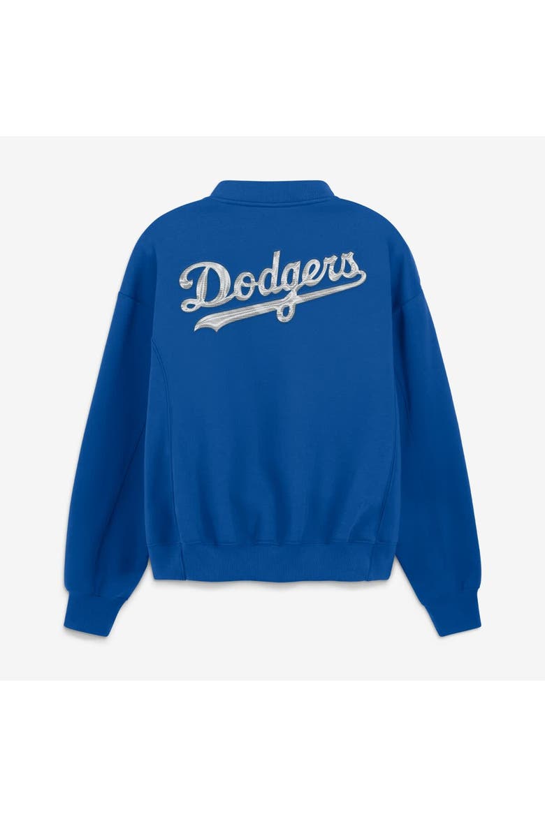Women's Fanatics Royal Los Angeles Dodgers Oversized Rage Against Full-Zip Jacket, Alternate, color, Royal