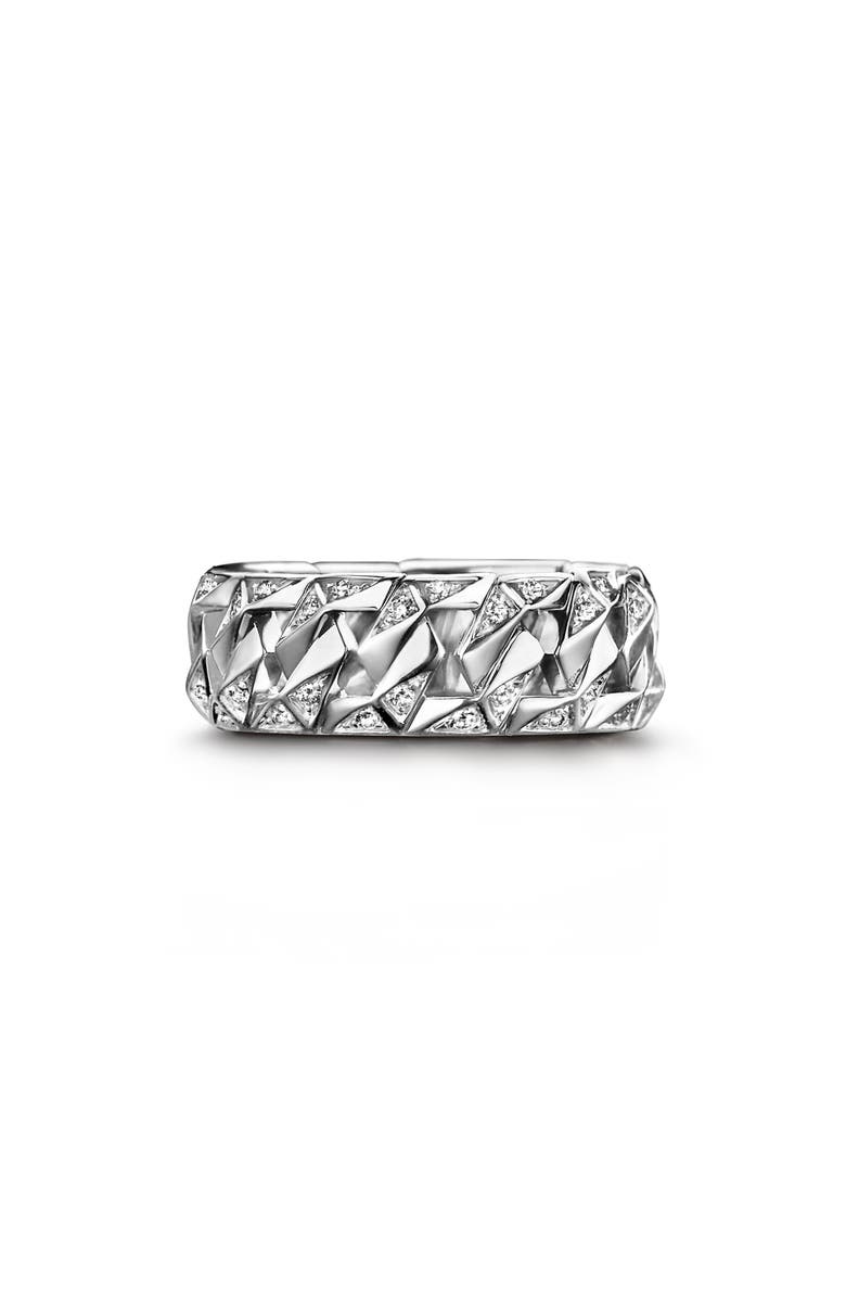 DRIES CRIEL Bond Signature Diamond Ring, Main, color, White Gold