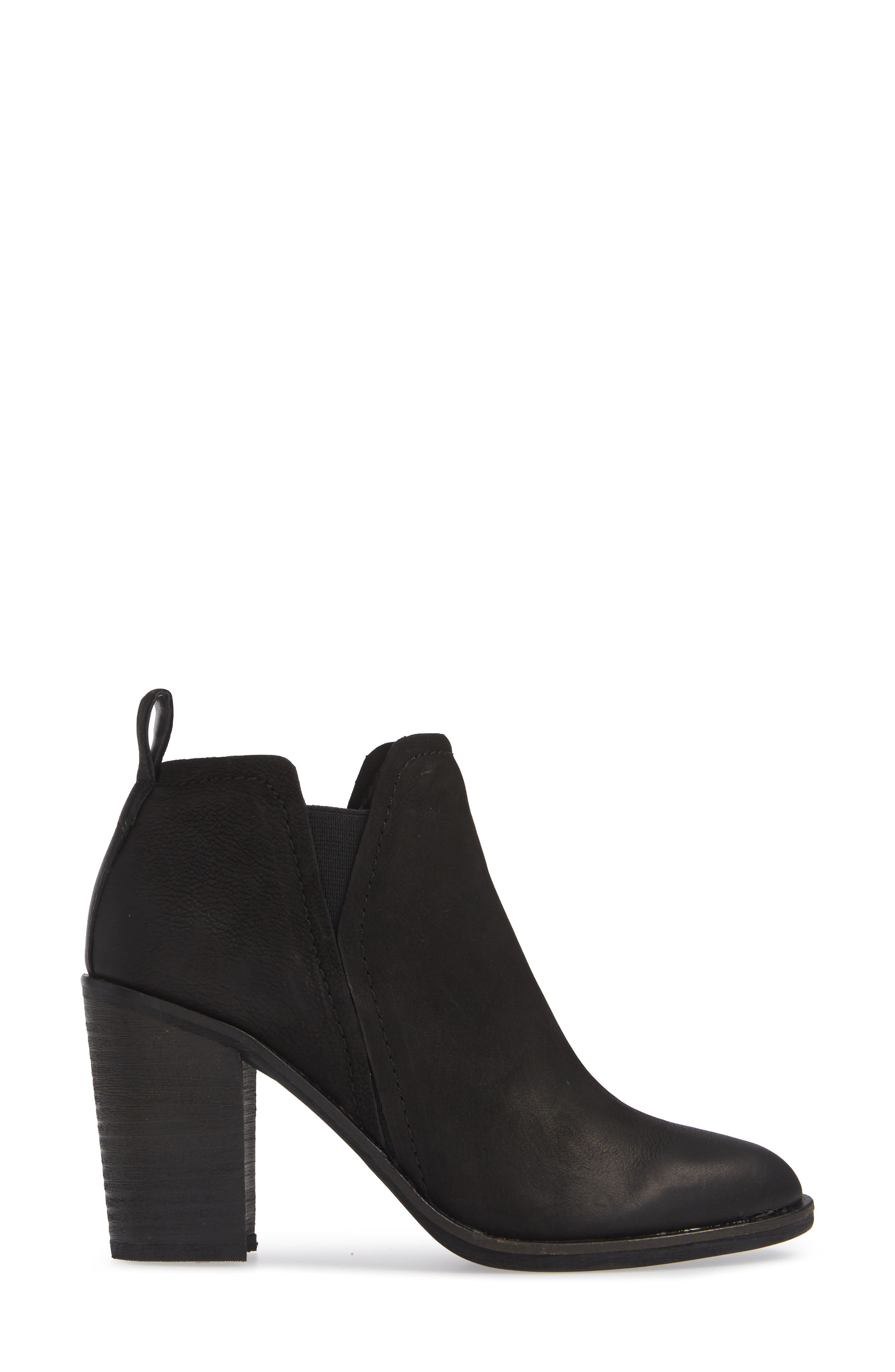 Simone Bootie, Alternate, color, BLACK