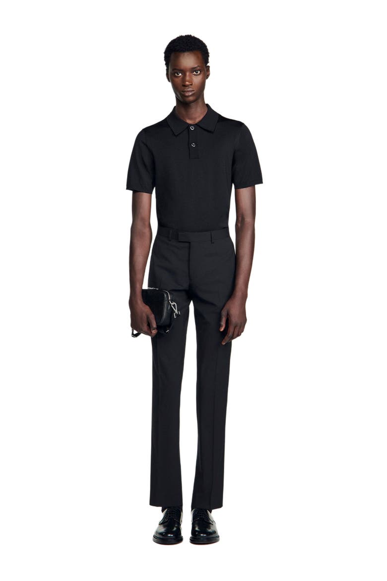 Classic suit trousers, Alternate, color, Black