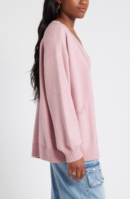 Bp. Oversize Front Pocket Cotton Blend Cardigan