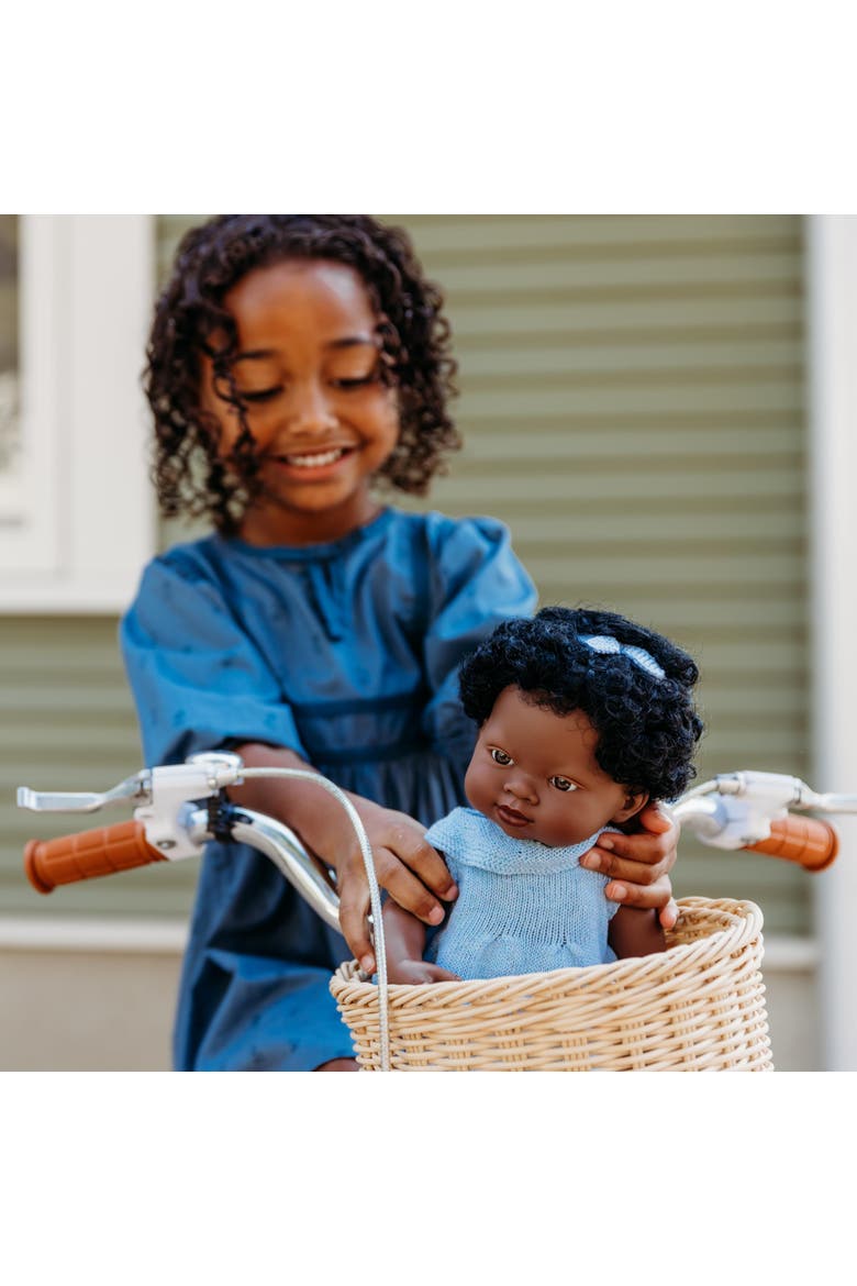 Baby Girl Doll with Dark Skin 15 inch, Alternate, color, Dark Skin