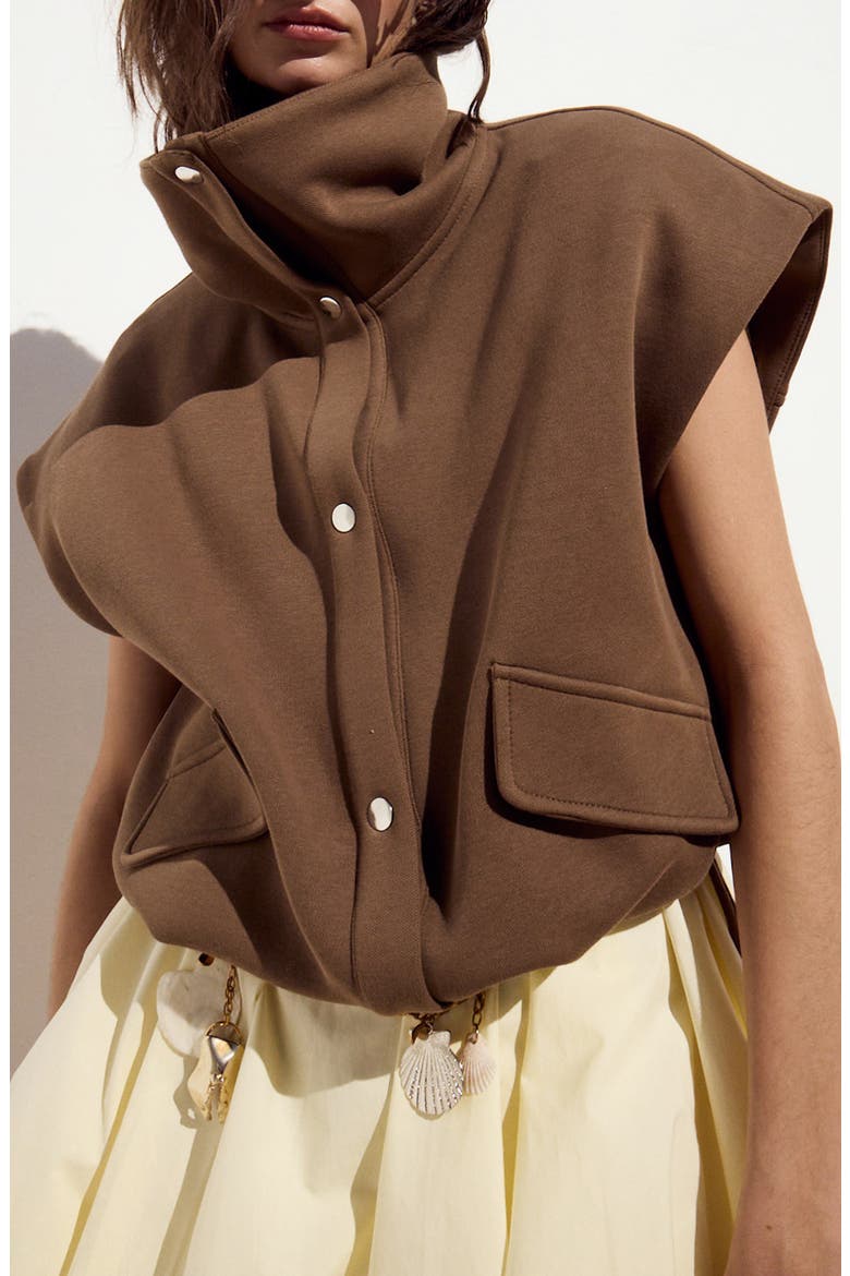 Alicante Vest, Alternate, color, CHOCOLATE