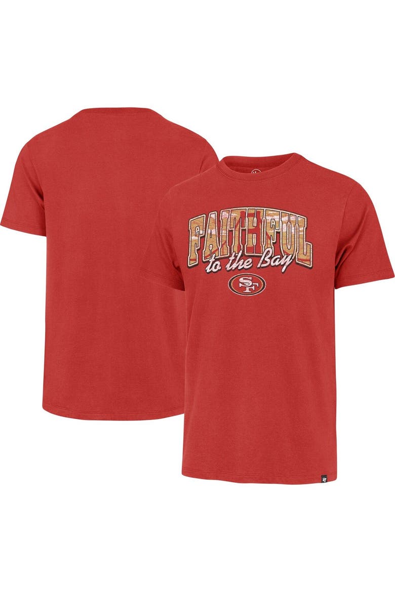 Men's '47 Scarlet San Francisco 49ers Regional Franklin T-Shirt, Main, color, Scarlet