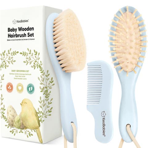 Baby Hair Brush and Comb Set