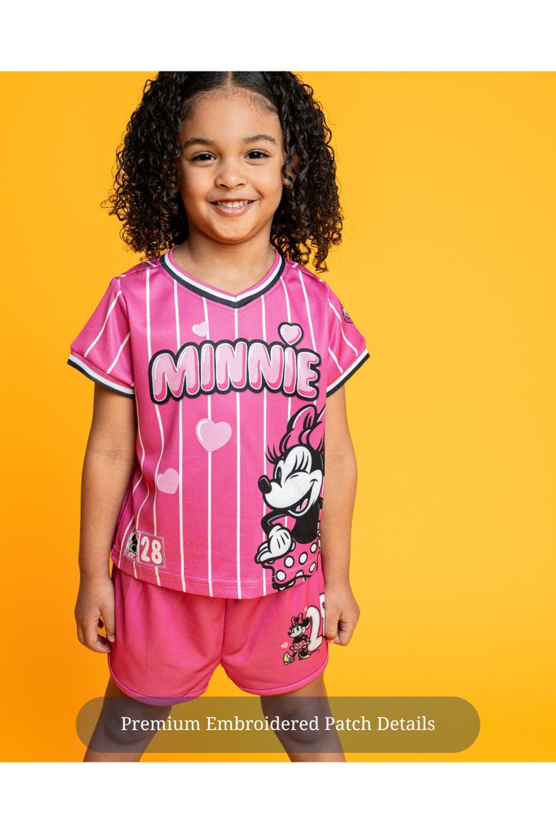 Minnie Mouse Soccer 2-Piece T-Shirt and Shorts Set, Alternate, color, Rose Pink Minnie