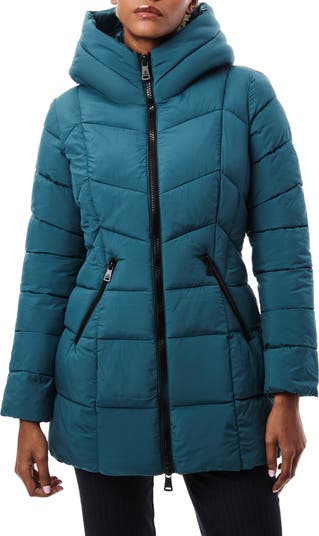 Micro touch water resistant quilted jacket bernardo best sale