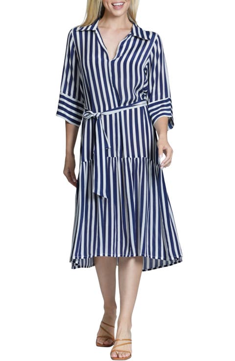 Stripe Shirtdress