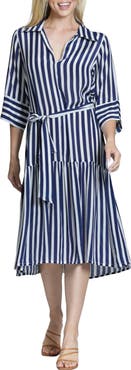APNY Stripe Shirtdress