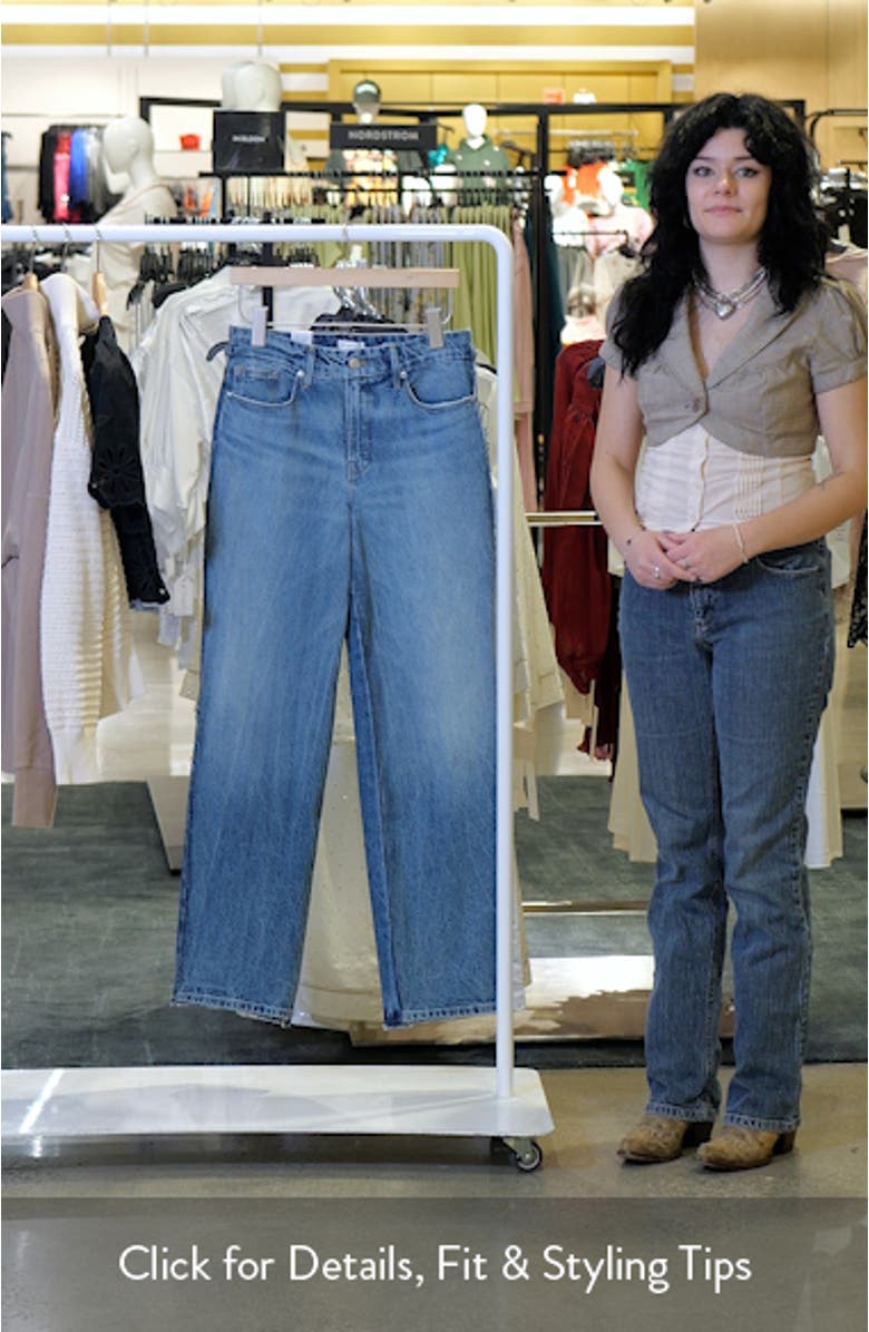 Good '90s High Waist Relaxed Straight Leg Jeans, sales video thumbnail