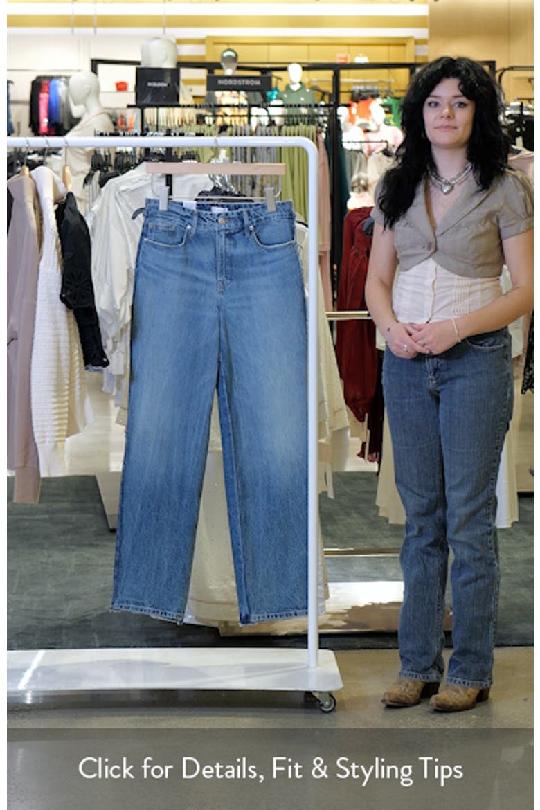 Good '90s High Waist Relaxed Straight Leg Jeans video