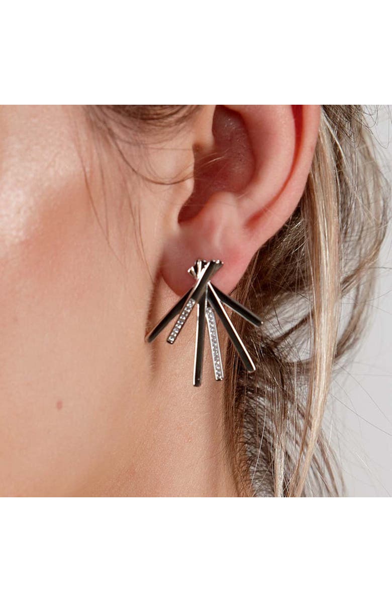 Lucy Quartermaine Fan Key Studs, Alternate, color,