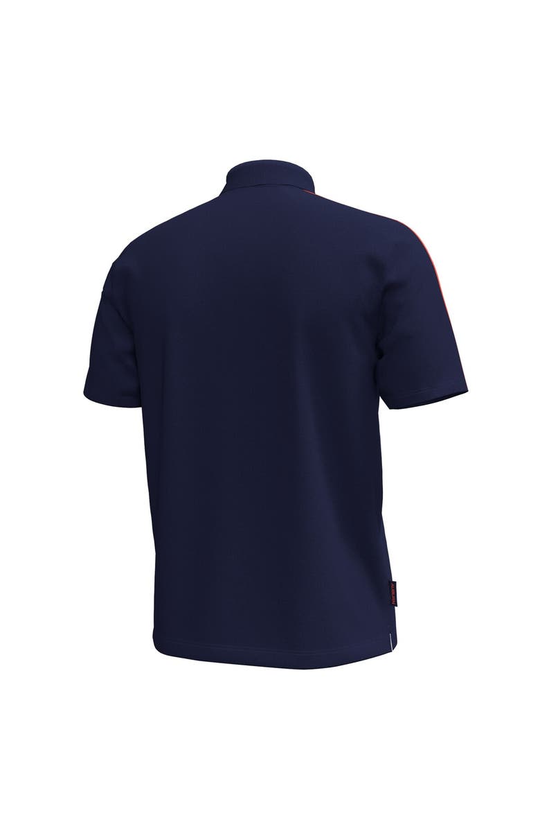 Under Armour Men's Under Armour Navy Auburn Tigers Pinnacle Performance Polo, Alternate, color, Navy