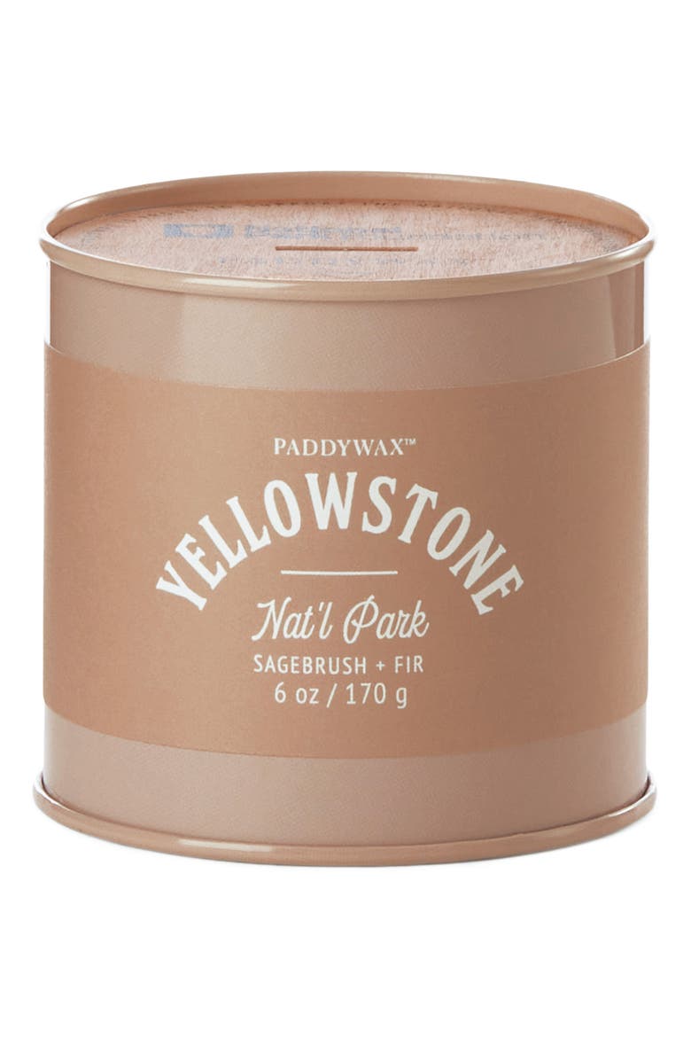 Yellowstone Tin Candle, Main, color, SAGEBRUSH + FIR