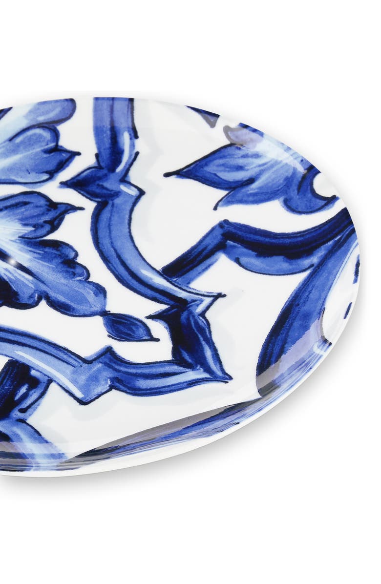 Dolce&Gabbana Blu Mediterraneo Stella Porcelain Set of 2 Dessert Plates, Alternate, color, Light Blue