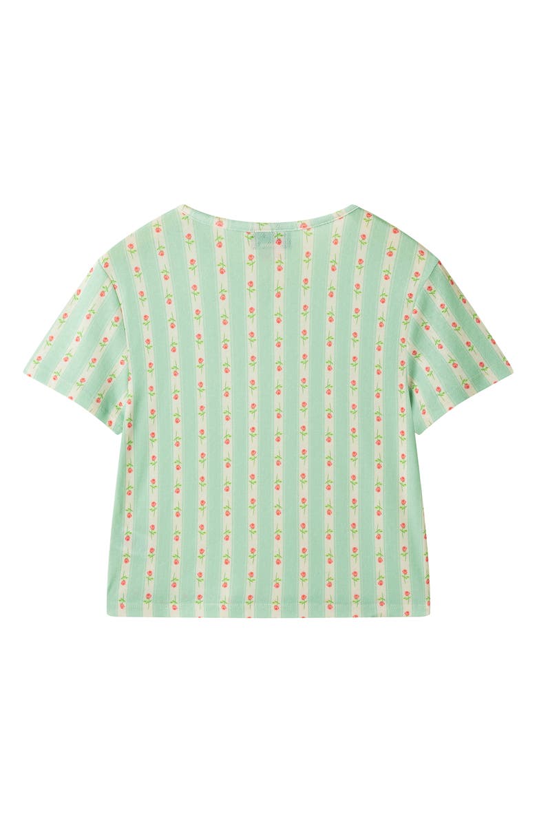 Andy & Evan Kids' Short Pajamas, Alternate, color, Light Green Floral