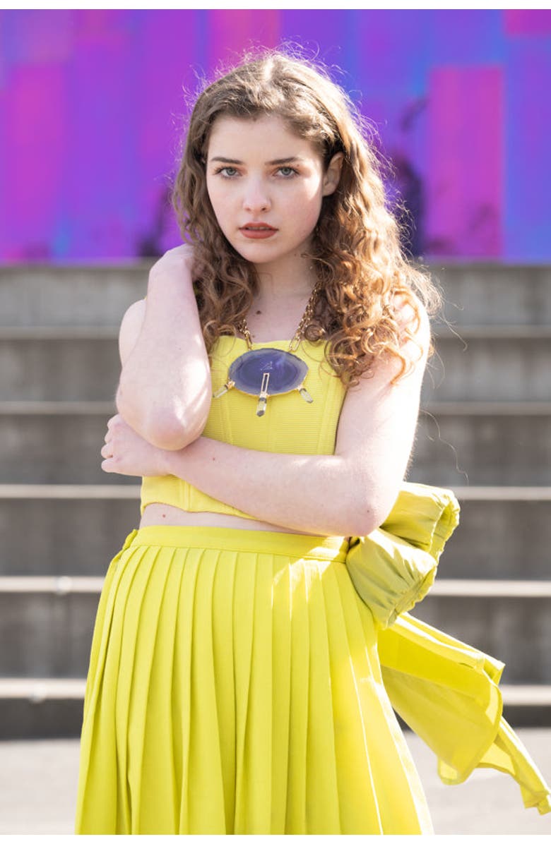 Lunaversoul Mazarine Necklace, Alternate, color, Gold/Purple