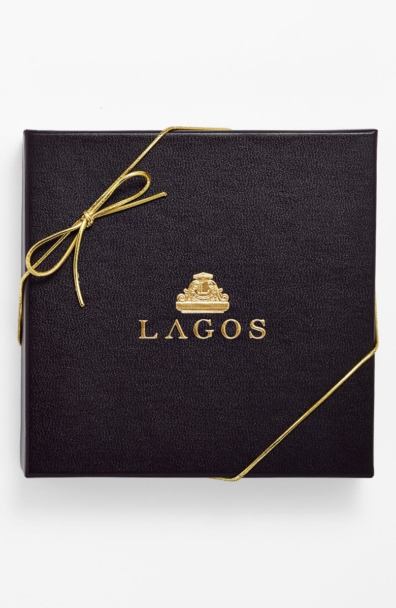 LAGOS Three-Station X Caviar Bracelet, Alternate, color, Sterling Silver