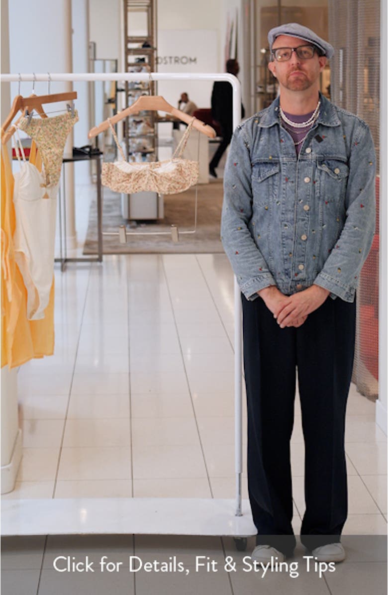 Camelia Floral Bikini Top, sales video thumbnail