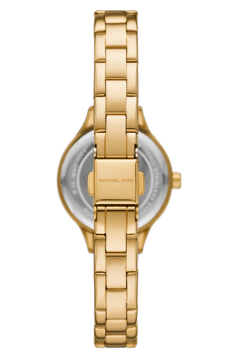 Aspyn Crystal Bracelet Watch, 28mm, Alternate, color, GOLD