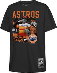 Mitchell & Ness Youth Mitchell & Ness Nolan Ryan Black Houston Astros Cooperstown Star Moment T-Shirt