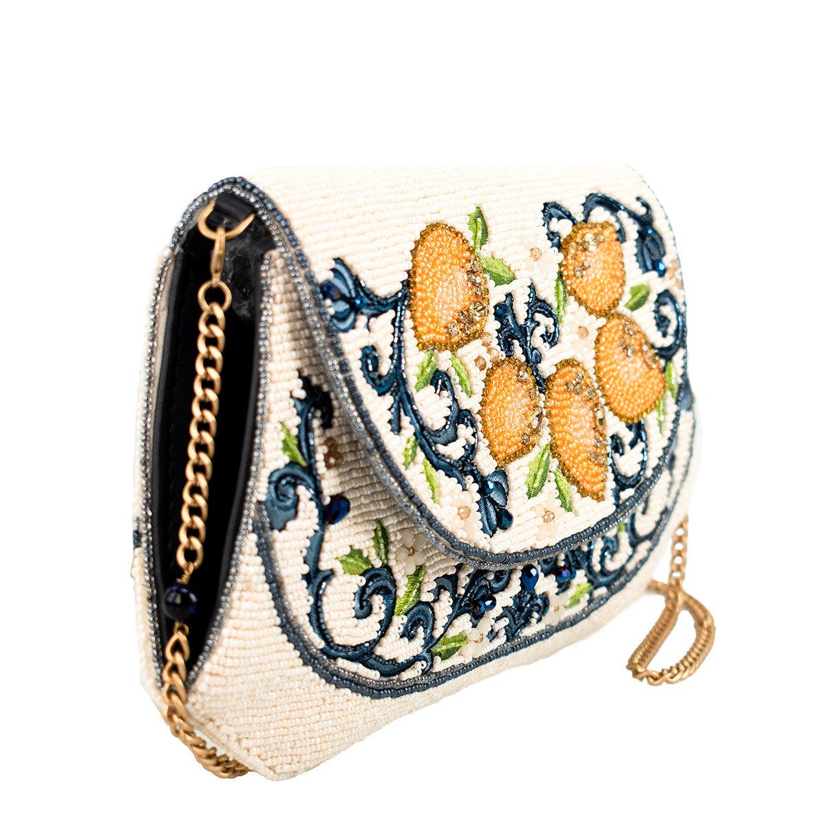 Mary Frances Accessories Capri Lemons Crossbody Handbag, Alternate, color, Multi