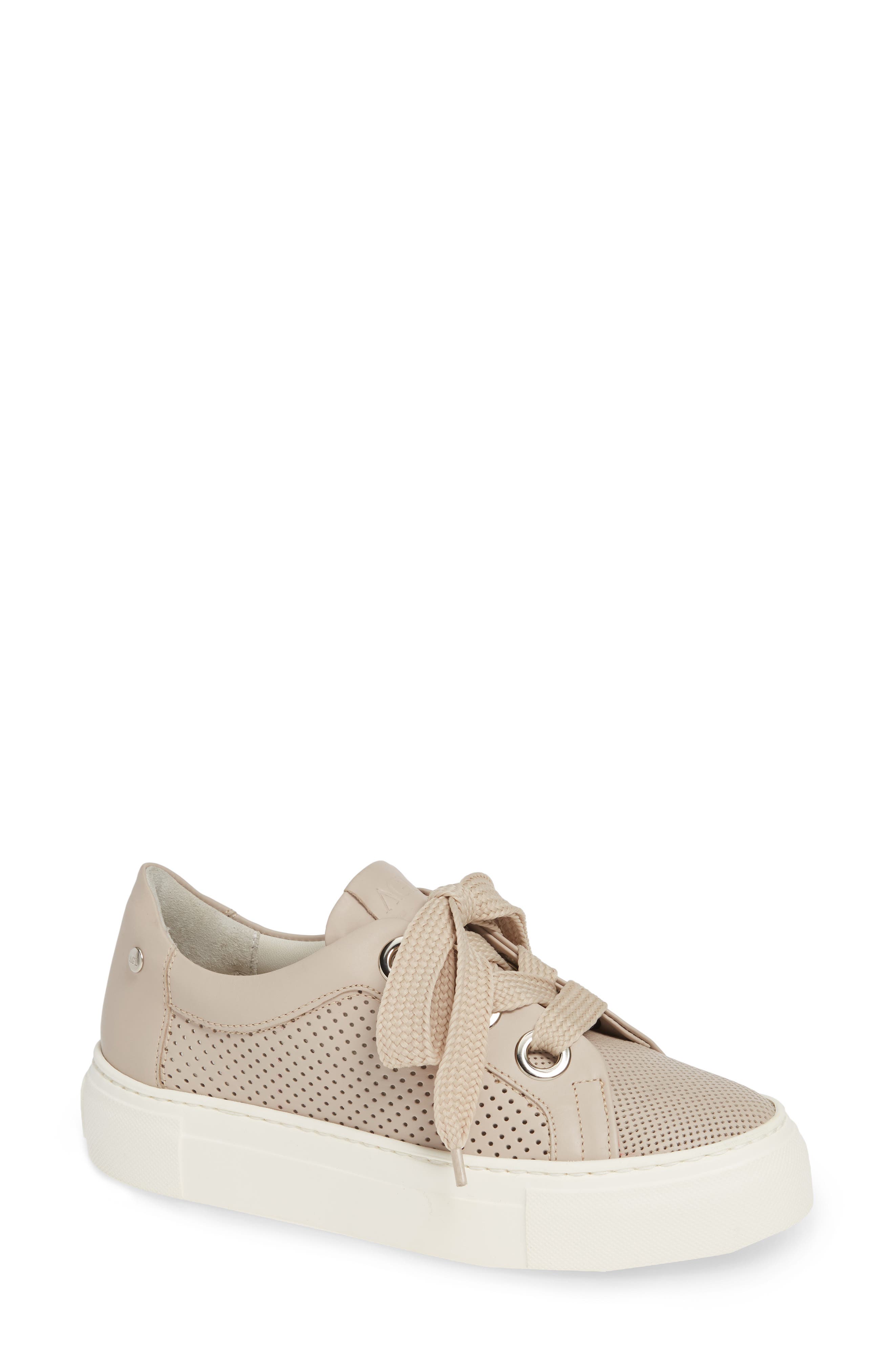 AGL Perforated Platform Sneaker, Main, color, 