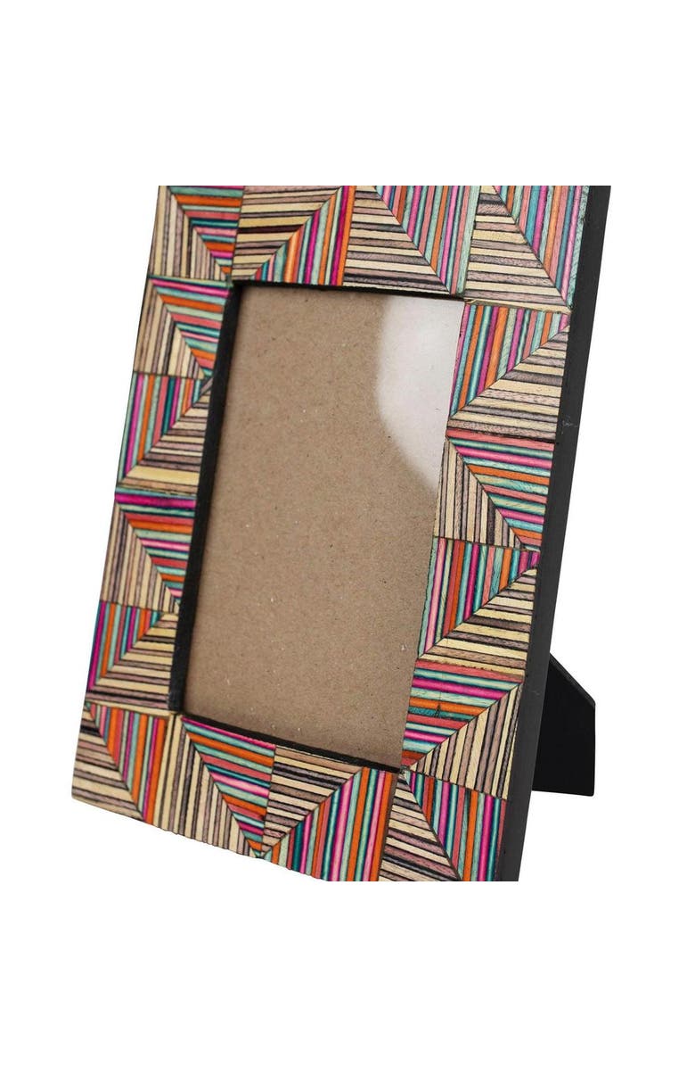 Ten Thousand Villages 4x6 Prism Wood Frame, Main, color, Multi