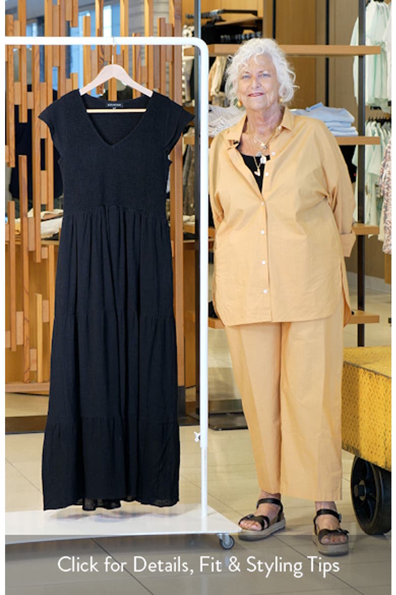 Flutter Sleeve Cotton Gauze Maxi Dress video