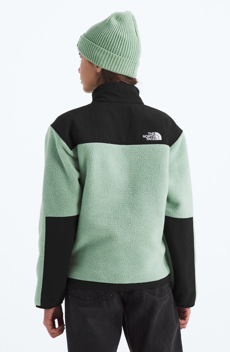 The North Face Kids' Denali Water Repellent Fleece Jacket, Alternate, color, Slate Moss