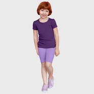 CITY THREADS Girls 100% Cotton Short Sleeve Puff Classic Fit Tee