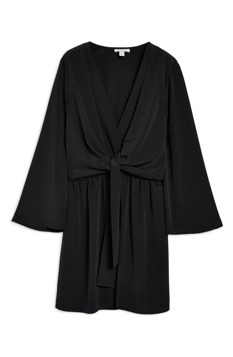 Topshop Tiffany Knot Minidress, Alternate, color,