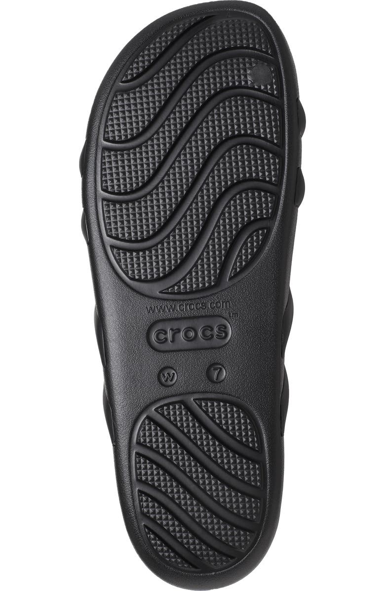 CROCS Splash Strappy Slide Sandal, Alternate, color, Black