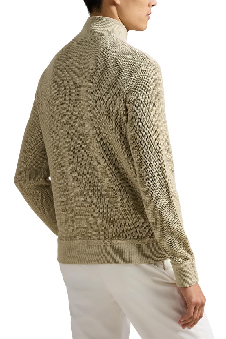 Hybrid Linen Zip Cardigan, Alternate, color, BEIGE LINEN