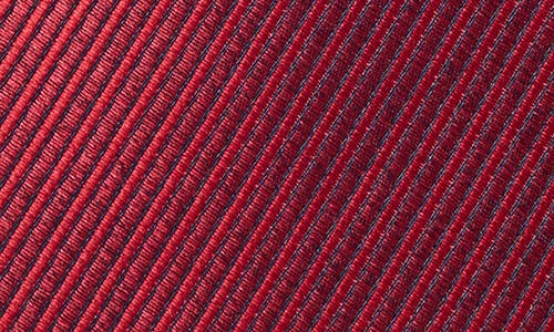 Nordstrom Rack Edmonds Stripe Textured Silk Tie In Red